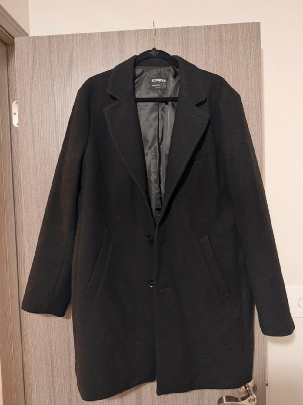 Express Men’s Pea Coat Large